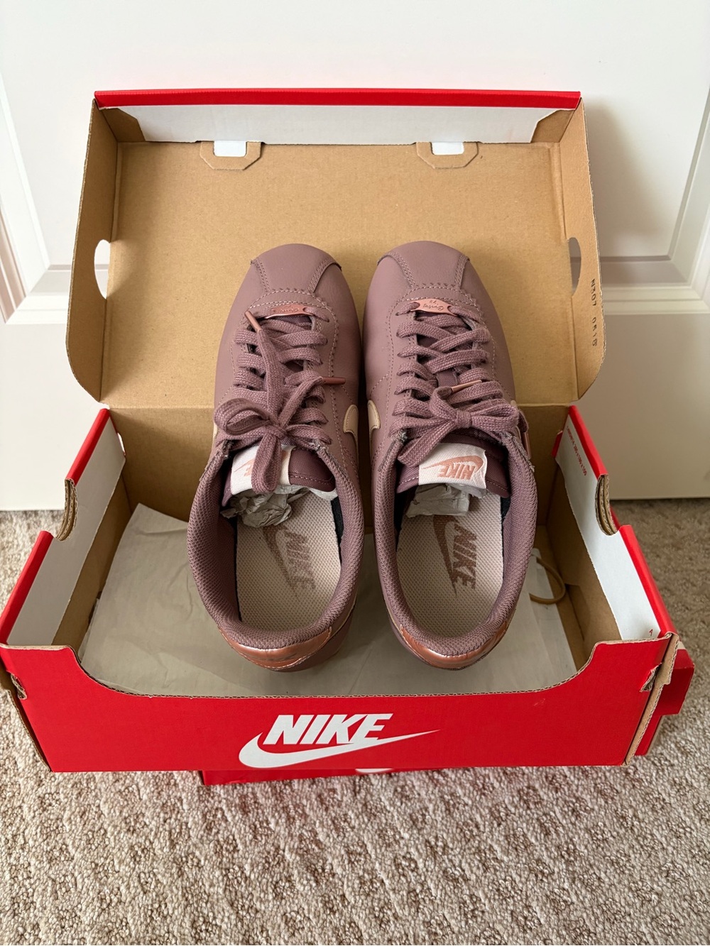 Nike Cortez Smokey Mauve Size W6.5 - Picture 4 of 4